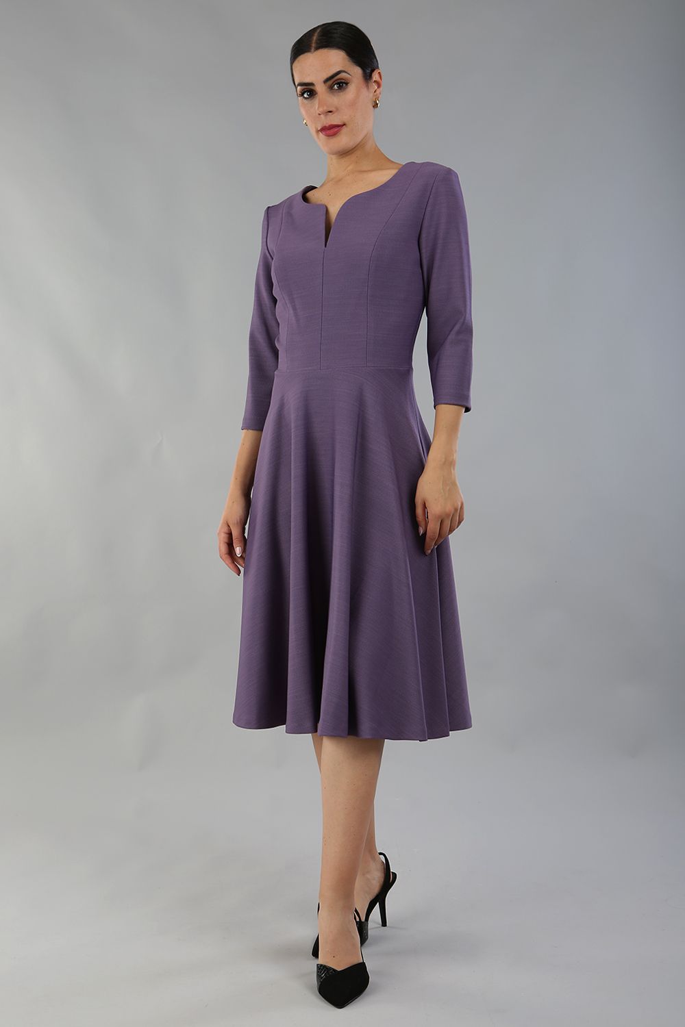 Seed Corsham Swing Dress in Dusky Lilac – Diva Catwalk, image 5