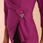 Seed Elsye 3/4 Sleeve Midi Length Pencil Dress 
