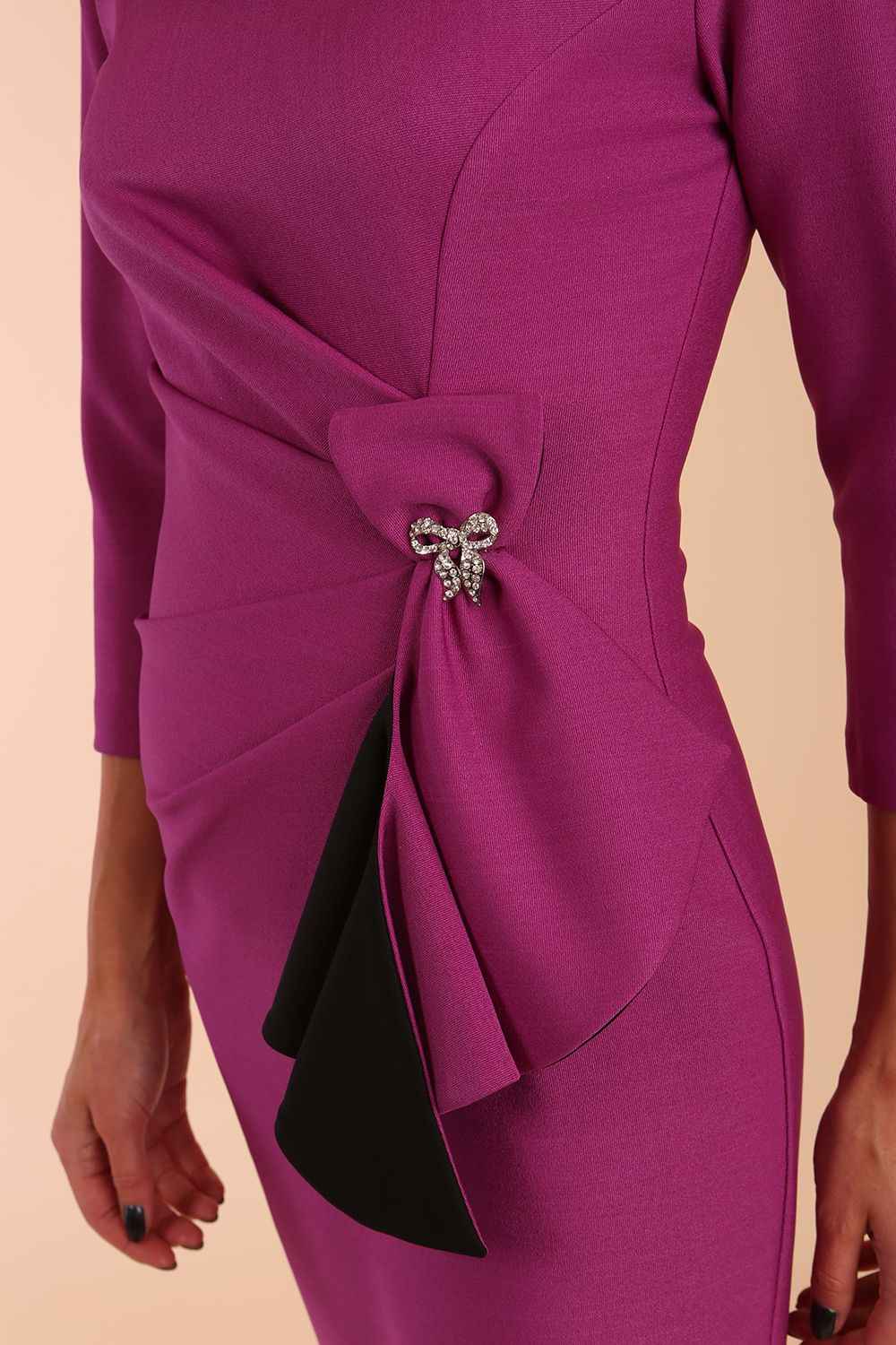 Seed Elsye 3/4 Sleeve Midi Length Pencil Dress 