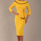 Seed Elsye 3/4 Sleeve Midi Length Pencil Dress 
