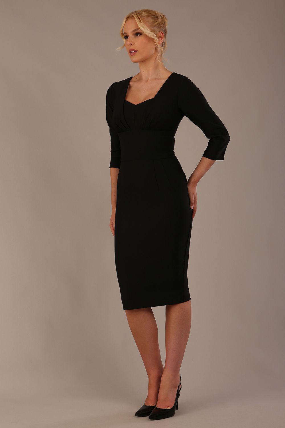 Seed Greenwich Sleeved Pencil Dress – Diva Catwalk, image 10