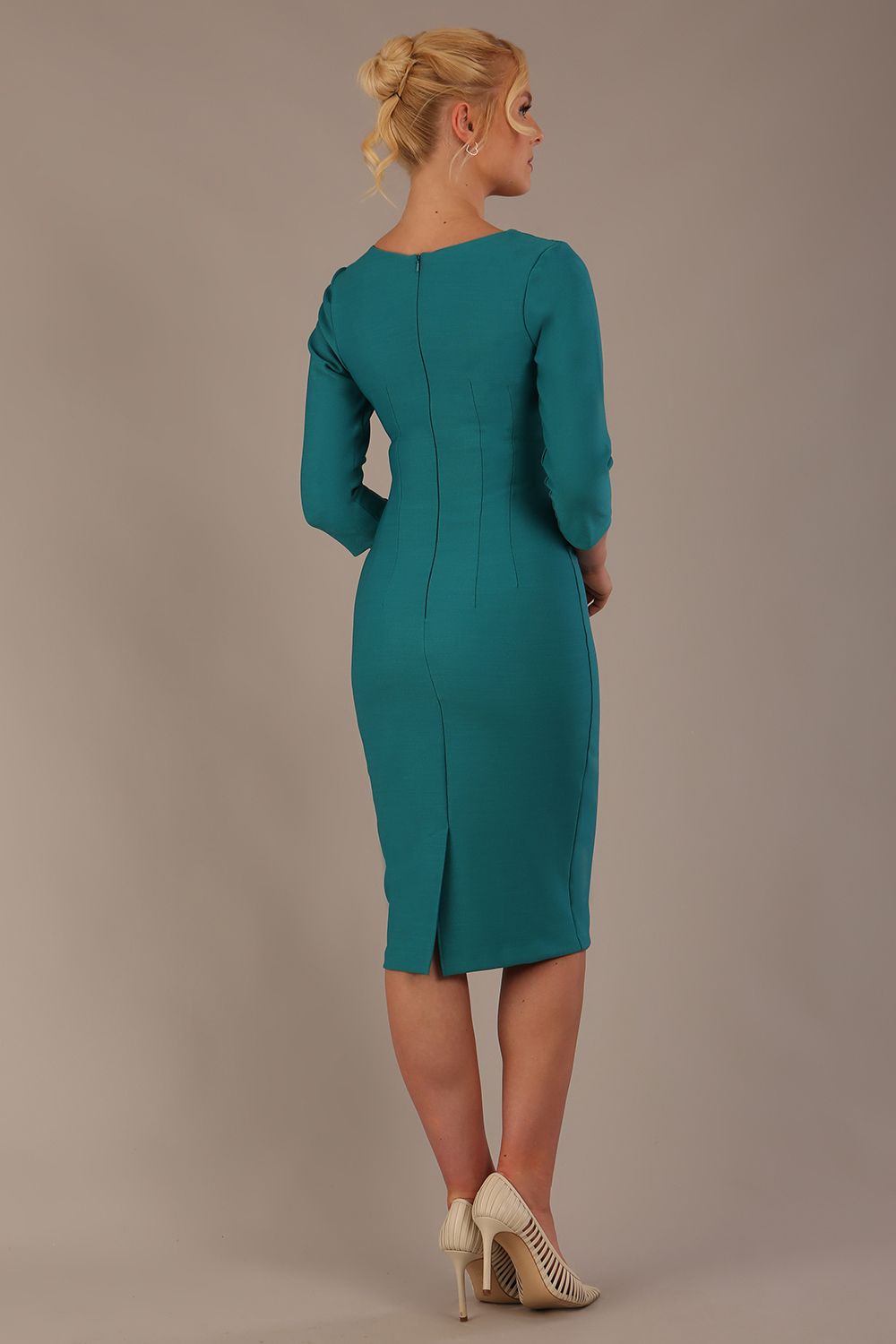Seed Greenwich Sleeved Pencil Dress – Diva Catwalk, image 14