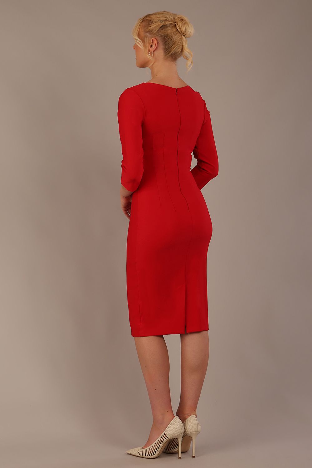 Seed Greenwich Sleeved Pencil Dress – Diva Catwalk, image 4
