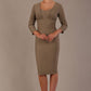 Seed Greenwich Sleeved Pencil Dress 