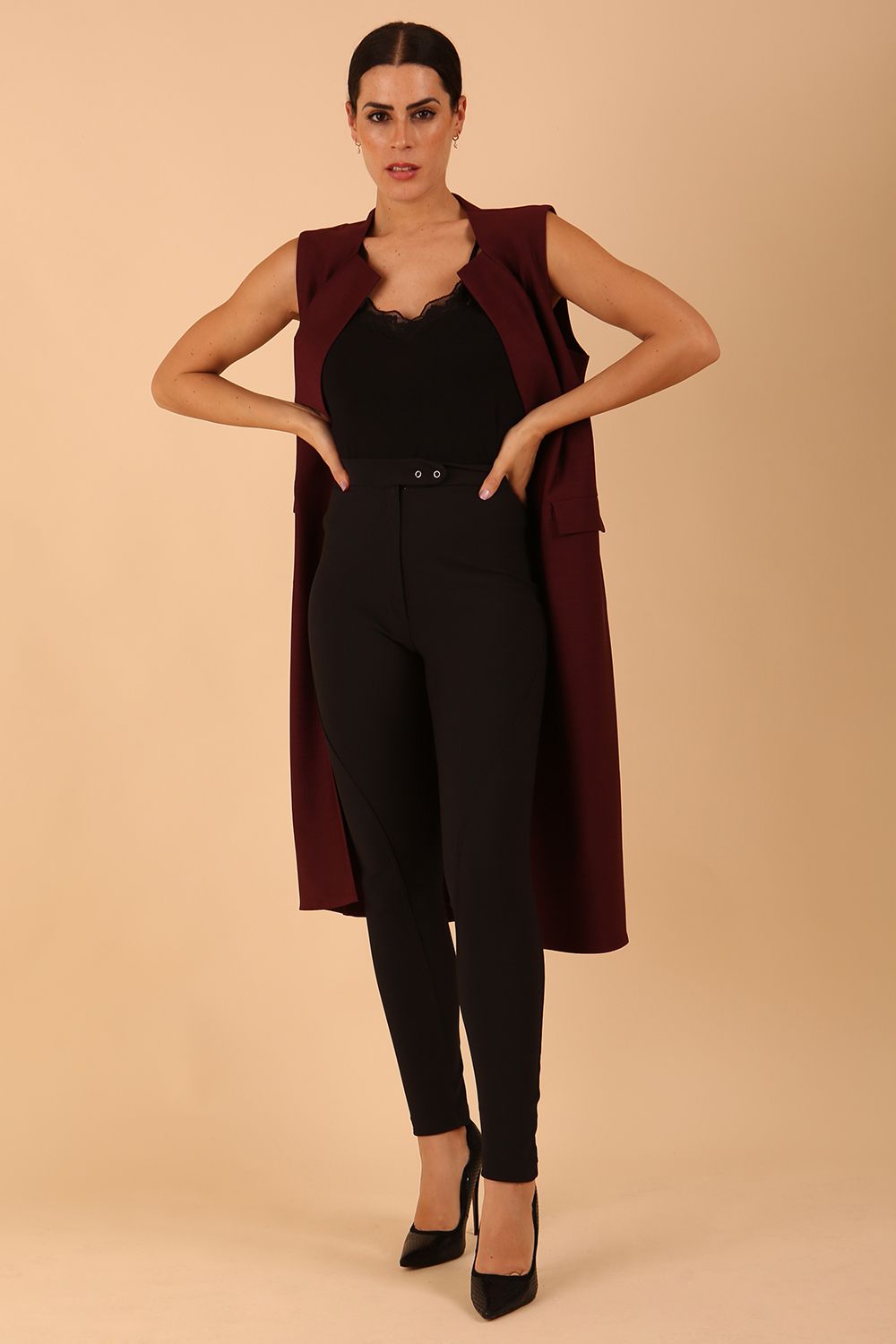 Seed Harvard Sleeveless Coat – Diva Catwalk, image 7