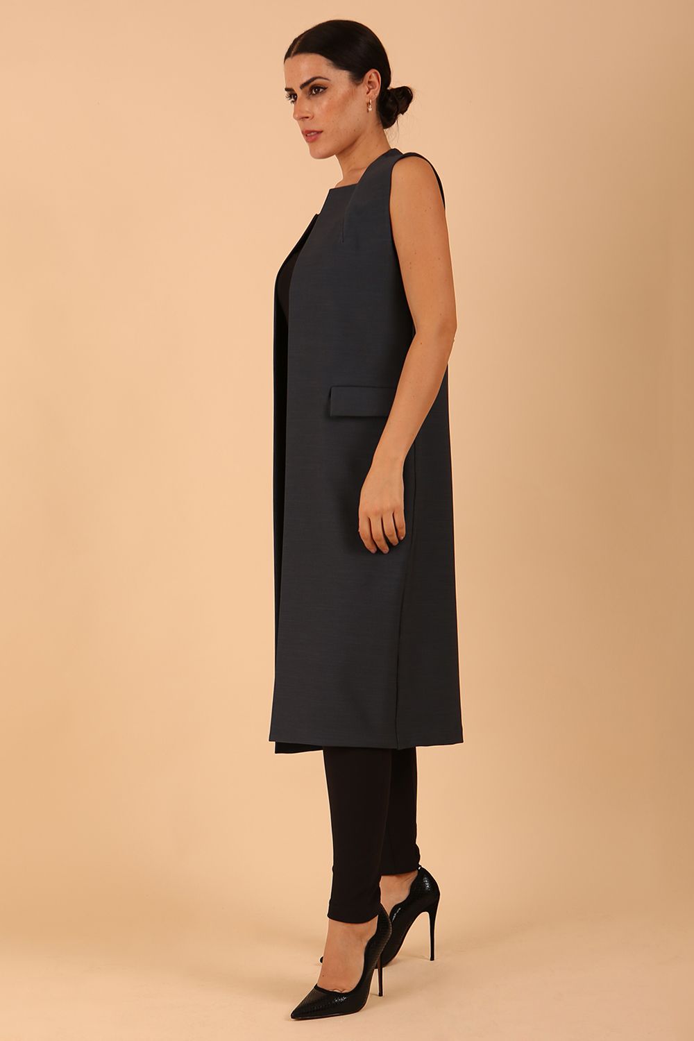 Seed Harvard Sleeveless Coat – Diva Catwalk, image 12