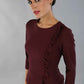 Seed Imperia Sleeved Peplum Dress