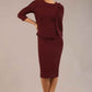 Seed Imperia Sleeved Peplum Dress
