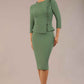 Seed Imperia Sleeved Peplum Dress