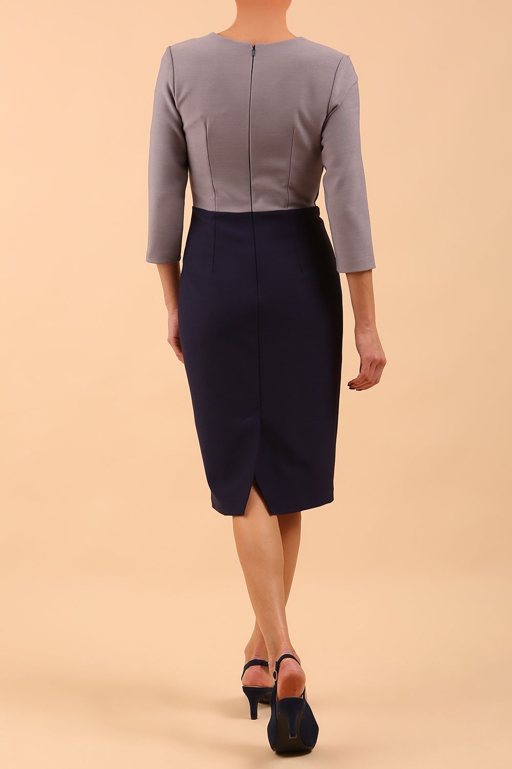 Seed Katykat Contrast Pencil Dress – Diva Catwalk, image 6