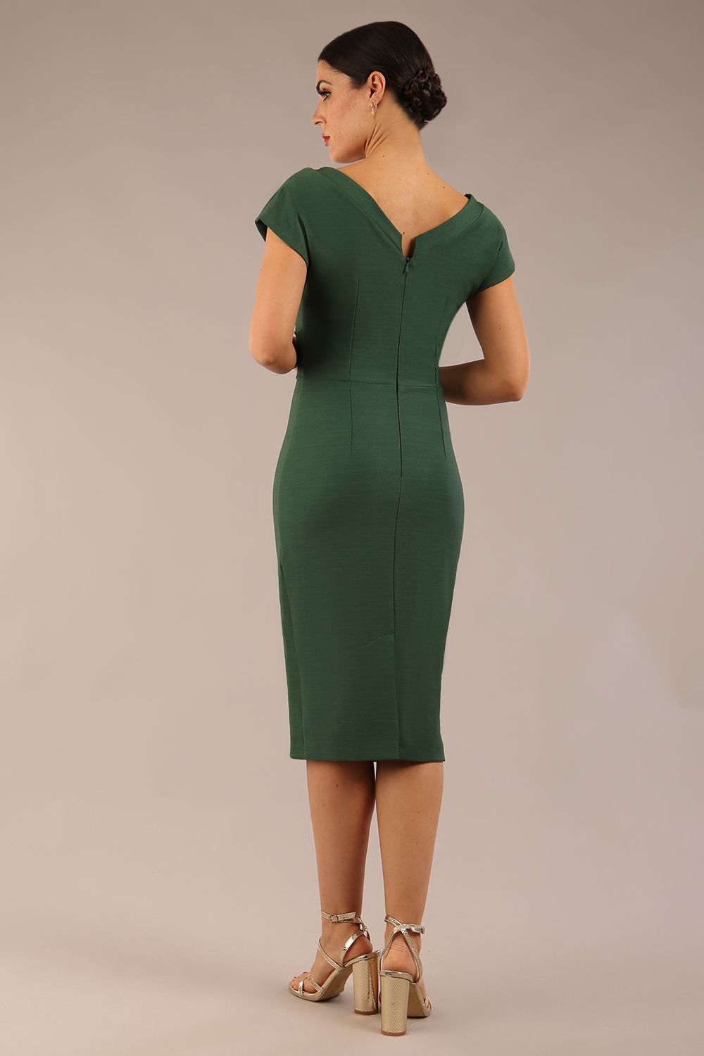 Seed Leela Rounded Neckline Cap Sleeved Dress – Diva Catwalk, image 7