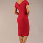 Seed Leela Rounded Neckline Cap Sleeved Dress 