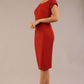 Seed Leela Rounded Neckline Cap Sleeved Dress 