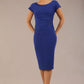 Seed Leela Rounded Neckline Cap Sleeved Dress 