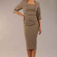 Seed Lexie Pleated Pencil Dress