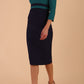 Seed Limelight Contrast Three Quarter Sleeve Dress 