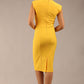 Seed Lucca Tie Detail Cap Sleeved Pencil Dress 