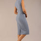 Seed Lucca Tie Detail Cap Sleeved Pencil Dress 