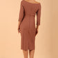 Seed Miranda Bardot Neckline Pencil Dress 