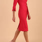 Seed Orla Asymmetric Pencil Dress 
