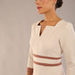 Seed Paeonia Contrast Pencil Dress 