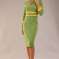 Seed Paeonia Contrast Pencil Dress 