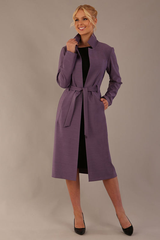 Seed Paloma Tie-Waist Midi Coat 