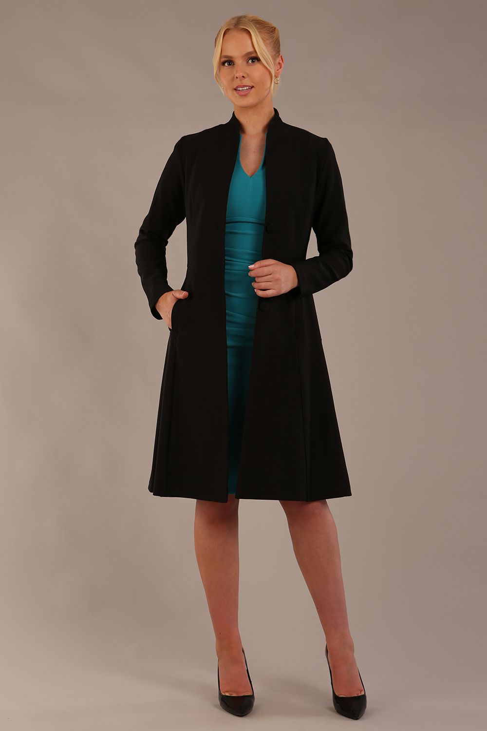 Seed Raquella Long Sleeve A-line Coat 