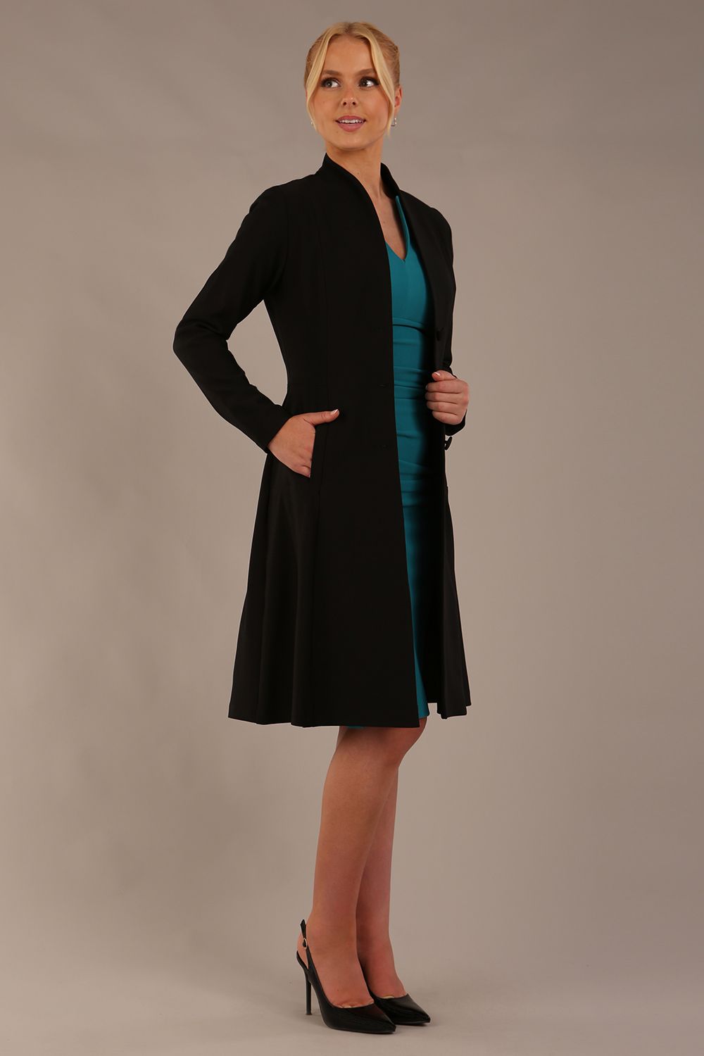 Seed Raquella Long Sleeve A-line Coat 
