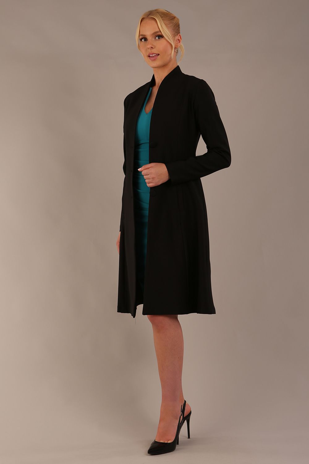 Seed Raquella Long Sleeve A-line Coat 