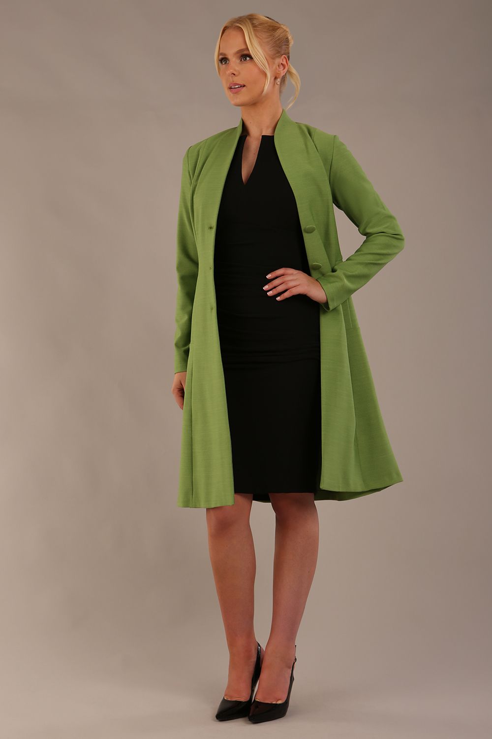 Seed Raquella Long Sleeve A-line Coat 