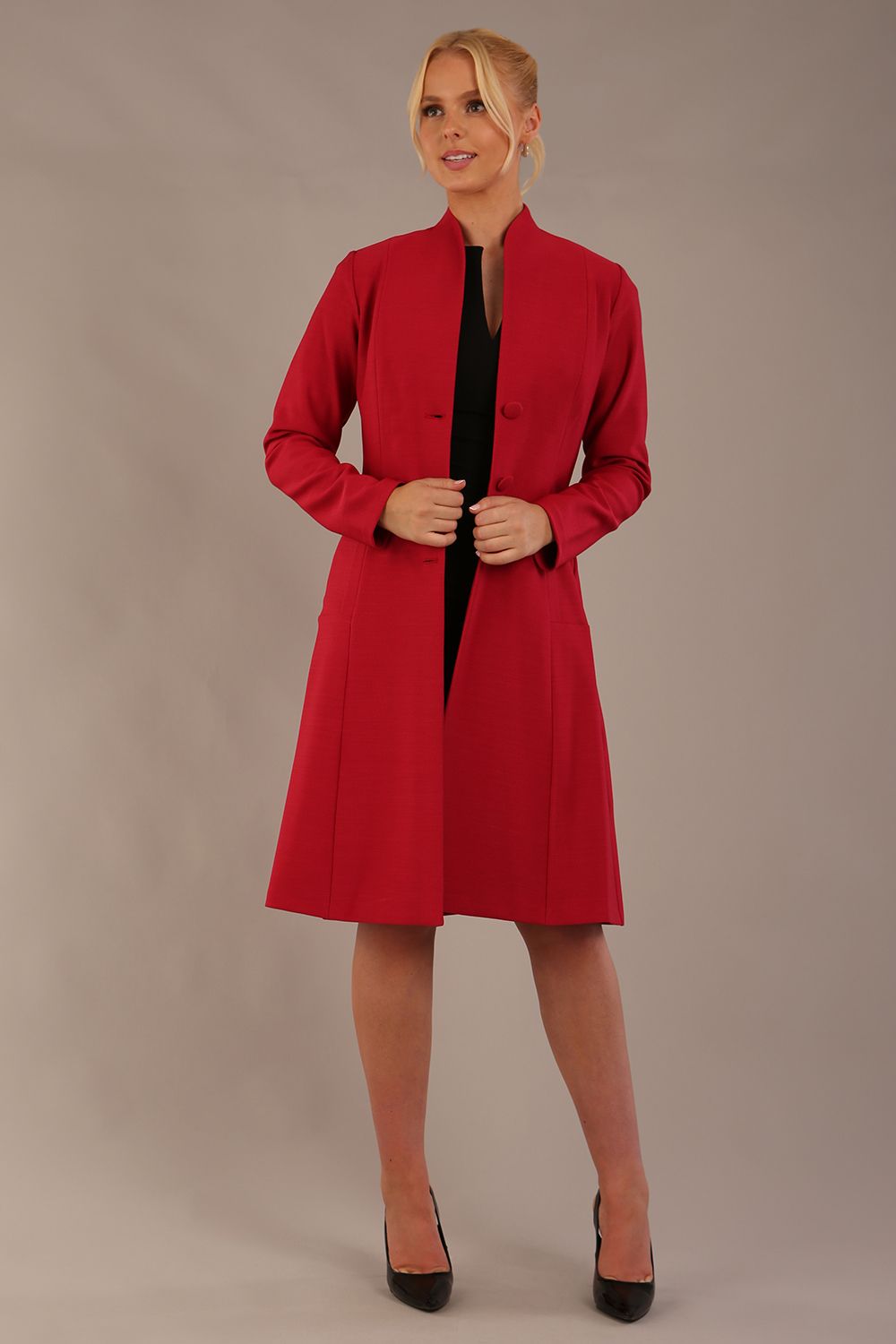 Seed Raquella Long Sleeve A-line Coat 
