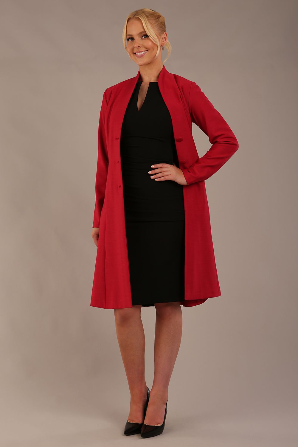 Seed Raquella Long Sleeve A-line Coat 