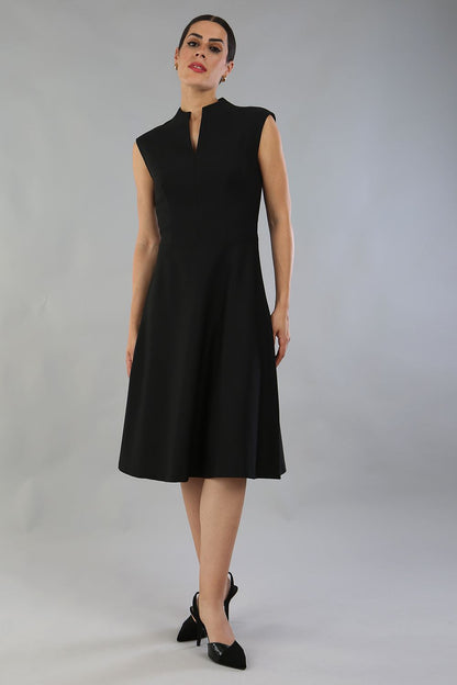 Seed Rio High Split Neckline Swing Dress 