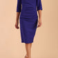 Seed Royale Rounded Neckline Pencil Dress 