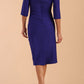 Seed Royale Rounded Neckline Pencil Dress 