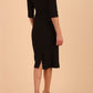 Seed Royale Rounded Neckline Pencil Dress 