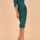 Seed Royale Rounded Neckline Pencil Dress 