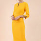 Seed Tuscany Round Neck Pencil Dress 