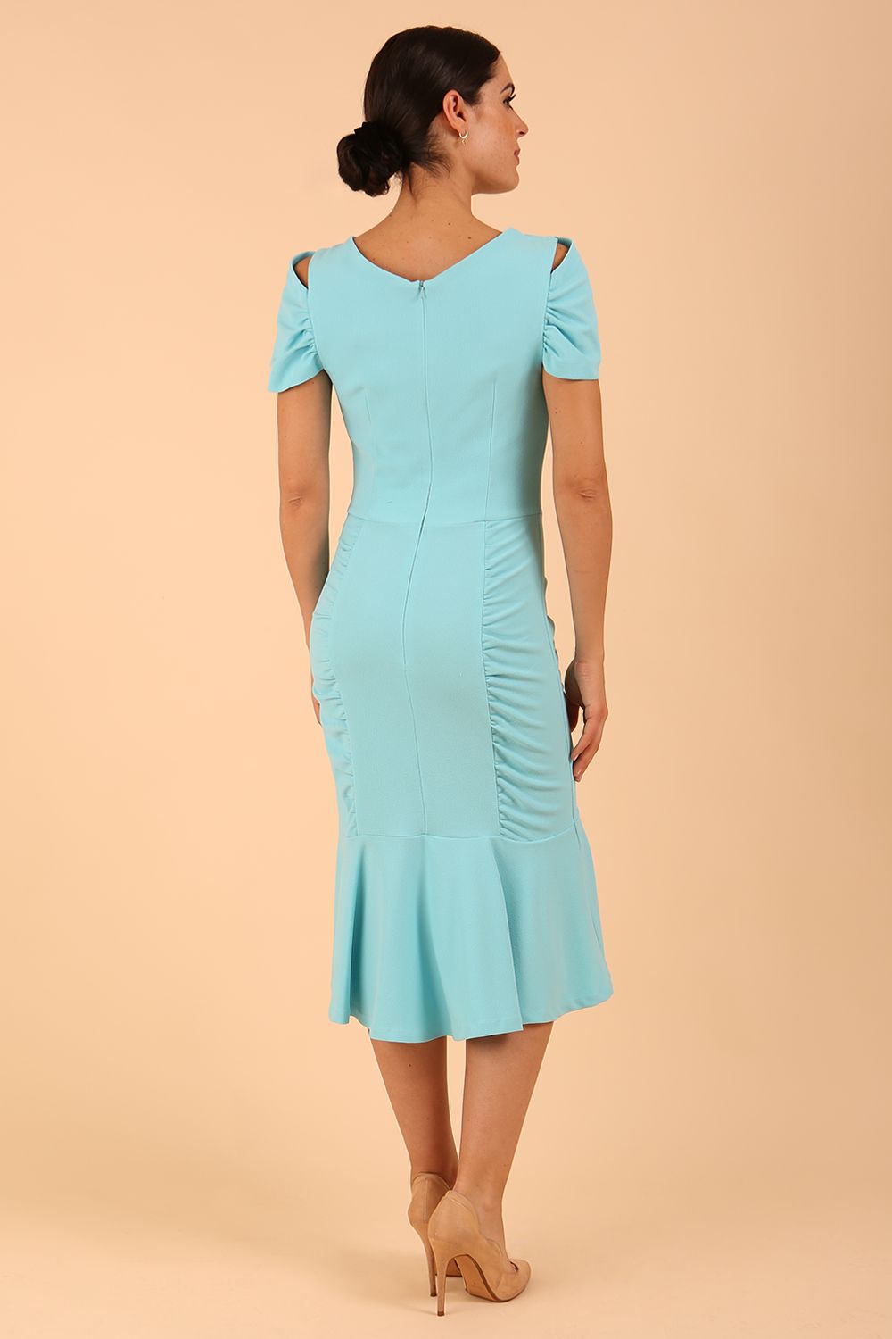 Seraphina Fishtail Style Skirt Dress – Diva Catwalk, image 2