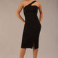 Sofia Diagonal Halter Neck Pencil Dress 