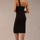 Sofia Diagonal Halter Neck Pencil Dress 