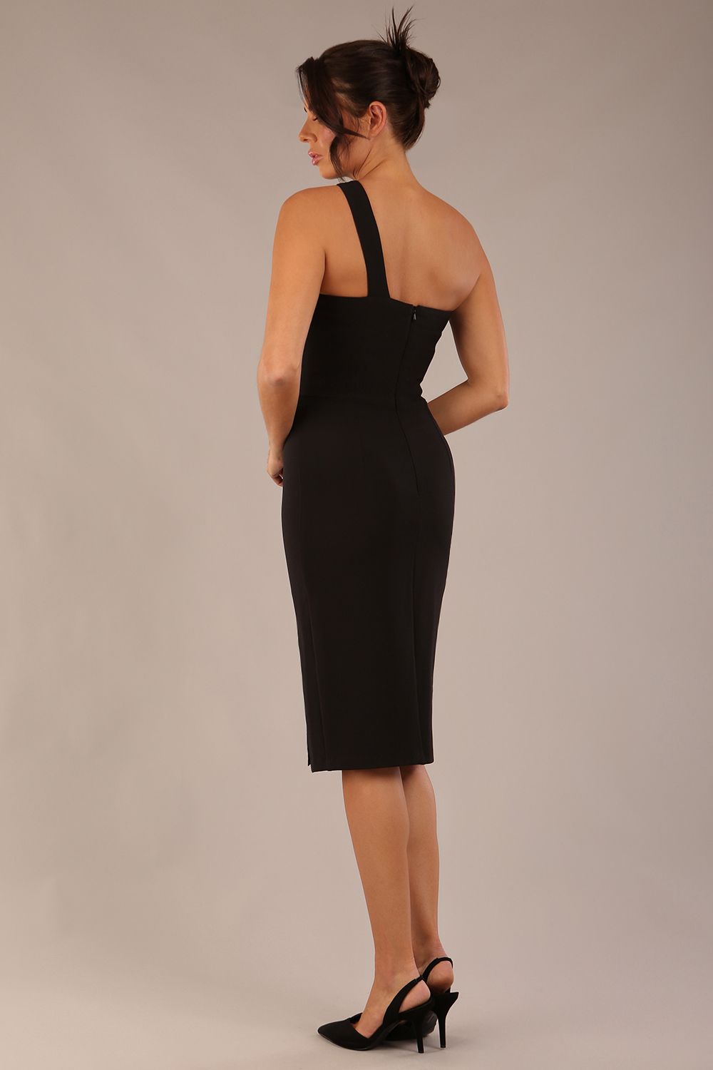 Sofia Diagonal Halter Neck Pencil Dress – Diva Catwalk, image 15