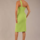 Sofia Diagonal Halter Neck Pencil Dress 