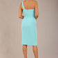 Sofia Diagonal Halter Neck Pencil Dress 