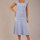 Sonning Cap Sleeve Square Neckline A-Line Dress 