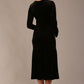 Sophisticat Fluted Sleeve Velvet Dress 