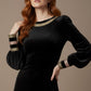 Spinetti Long-Sleeved Jewelled Velvet Midi Dress 