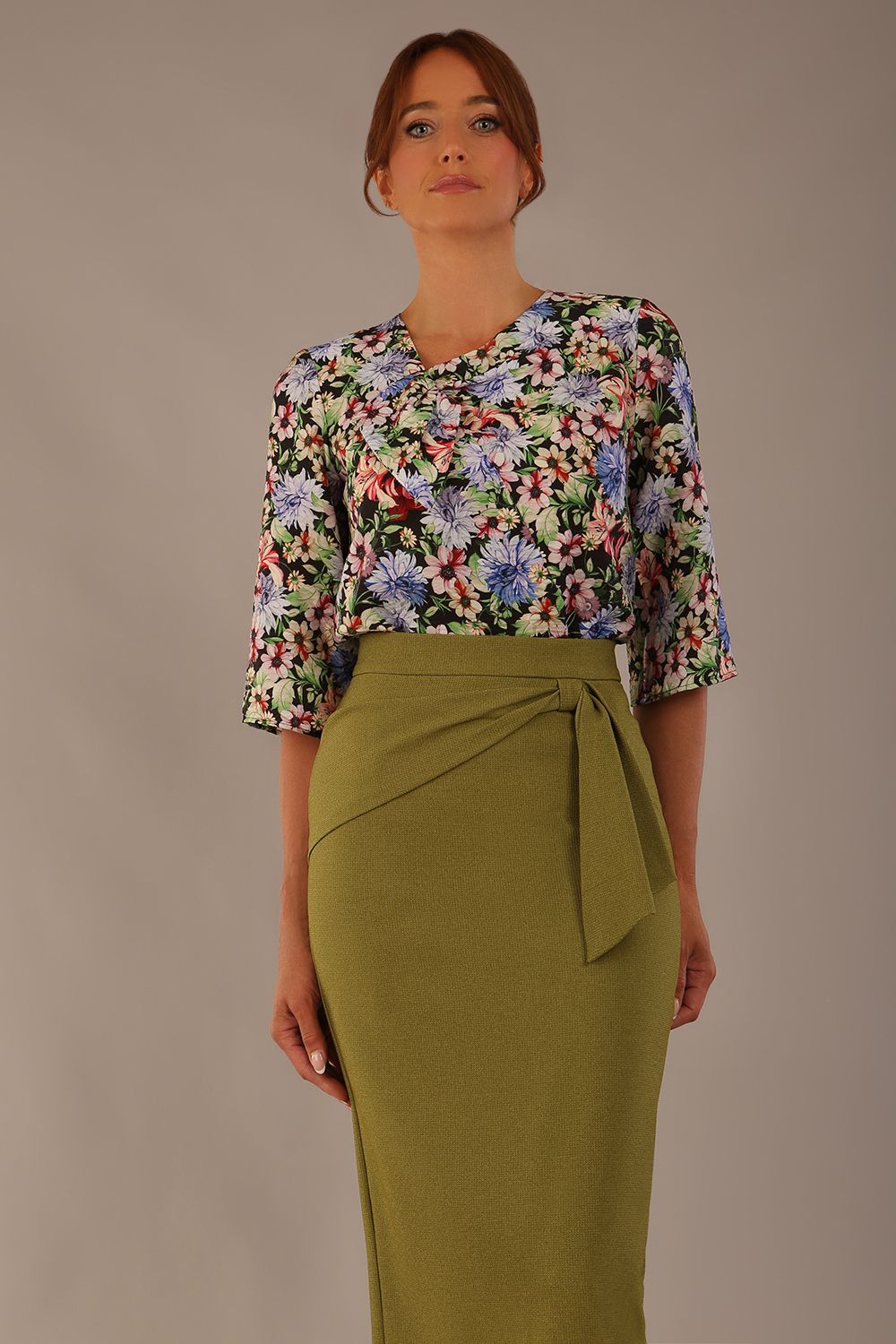Suki Asymmetric Draped Top 
