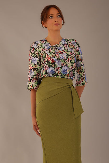 Suki Asymmetric Draped Top 
